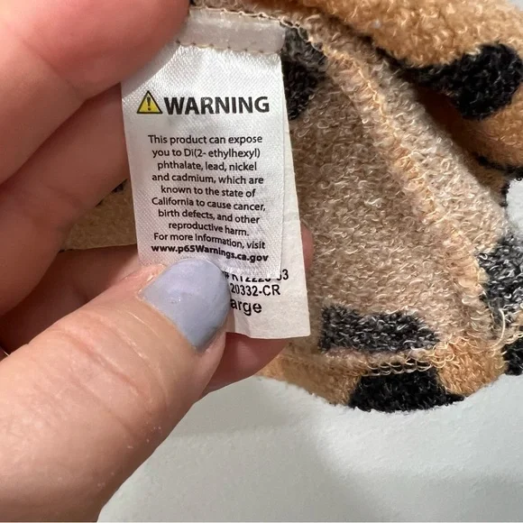 Fantastic Fawn Animal Print Lightweight Boxy Sweater L Made in USA - Picture 5 of 7